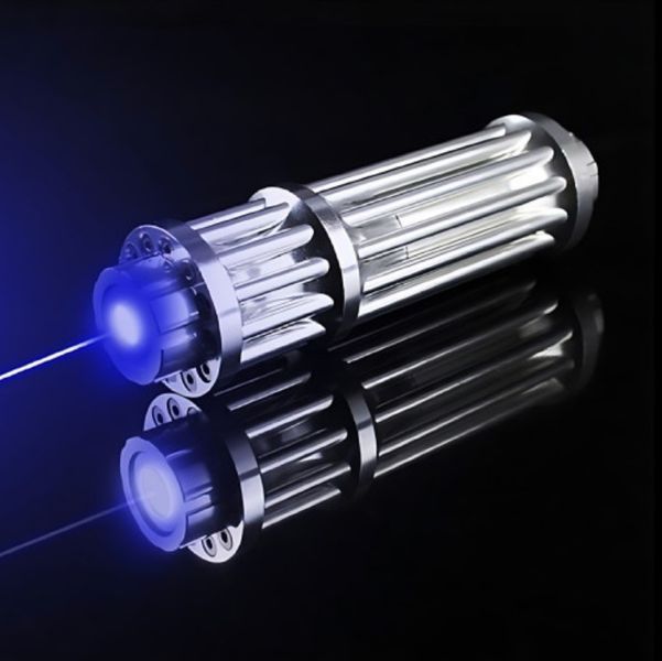Лазерна указка LASER B017 (синій лазер, потужність до 50 000 мВт), з насадками, у кейсі j-B017 фото