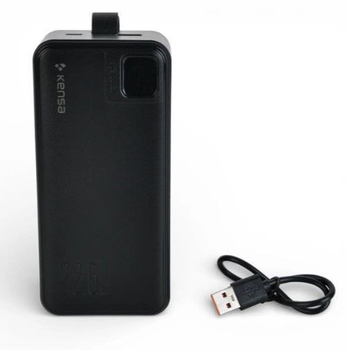 Портативный Power Bank KENSA KP-89 20000 mAh 22.5W с дисплеем быстрой зарядки PD QC USB-C и кабелями j-KP-90 фото