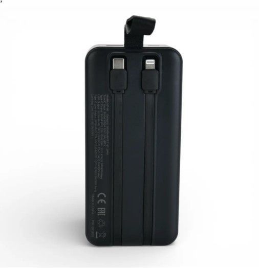Портативный Power Bank KENSA KP-89 20000 mAh 22.5W с дисплеем быстрой зарядки PD QC USB-C и кабелями j-KP-90 фото
