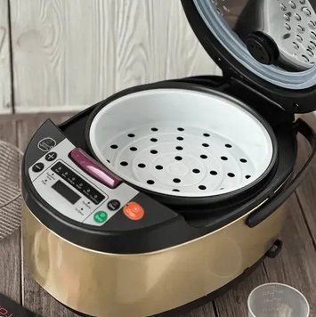 Мультиварка-пароварка з фритюрницею на 6 л 1800W рисоварка на 14 програм, LED-дисплей ZP-2001 фото