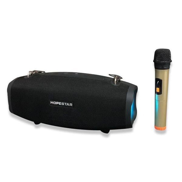Портативная Bluetooth колонка Hopestar H1 Party мощная 36Вт с микрофоном для караоке H59 фото