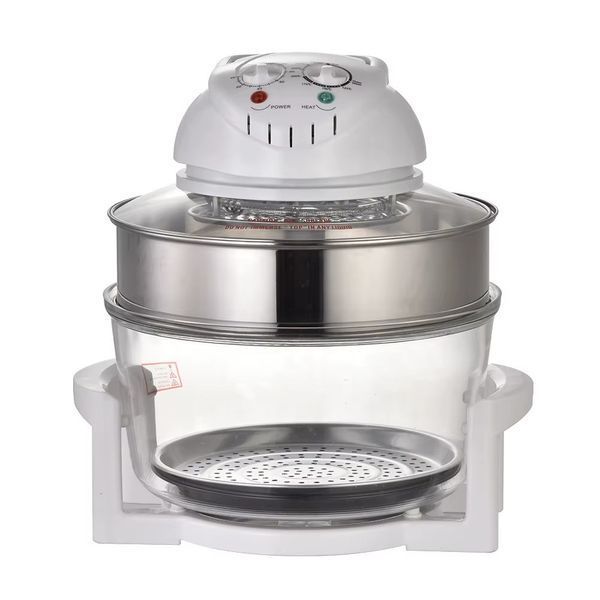 Электрический аэрогриль Gold Diamond TK09910 8в1 3000Вт 0-250&deg;C из термостойкого стекла емкостью 22л и регулировкой температуры TK09910-wh фото