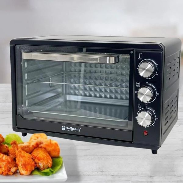 Электродуховка Hoffmans HM-751 2000Вт, 45л с грилем, терморегулятором и механическим управлением HM-751 фото