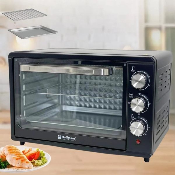 Электродуховка Hoffmans HM-751 2000Вт, 45л с грилем, терморегулятором и механическим управлением HM-751 фото