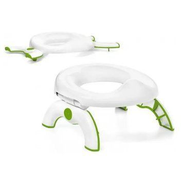 Детский дорожный горшок &ndash; туалет Go Potty for Travel Bag 2в1 Накладка на унитаз j-10 фото