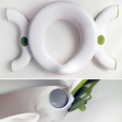 Детский дорожный горшок &ndash; туалет Go Potty for Travel Bag 2в1 Накладка на унитаз j-10 фото