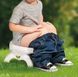 Детский дорожный горшок &ndash; туалет Go Potty for Travel Bag 2в1 Накладка на унитаз j-10 фото 6