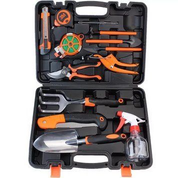 Садовый набор инструментов 14 в 1 в кейсе &mdash; Gardening Set ART, универсальный комплект для сада и огорода. AV-NART14 фото