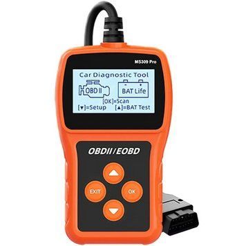 Сканер OBD2 автомобильный диагностический тестер аккумулятора, считыватель кодов неисправностей Autel Maxi Scan MS309Pro Red AV-MS309 фото