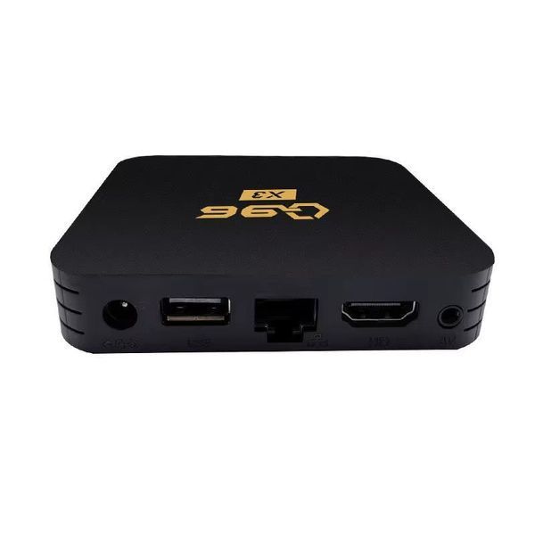 Андроид-приставка с пультом ДУ Android 13 Wi-Fi 4\32GB Q96 Х3 4K Black j-12 фото