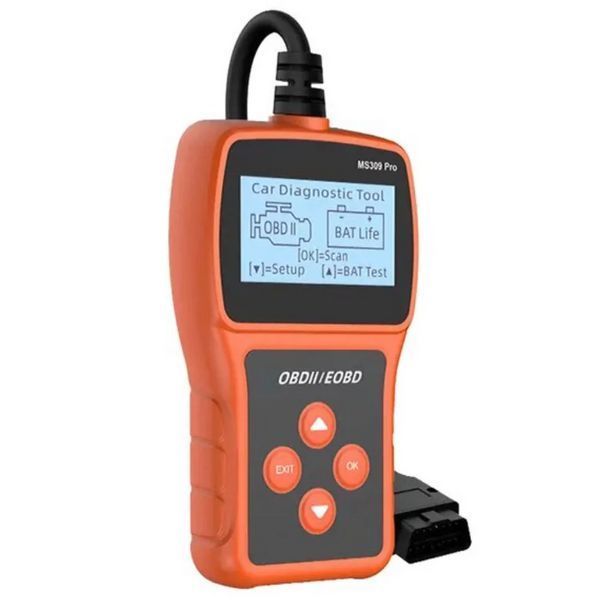 Сканер OBD2 автомобильный диагностический тестер аккумулятора, считыватель кодов неисправностей Autel Maxi Scan MS309Pro Red AV-MS309 фото