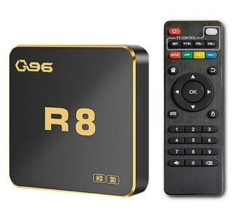 Смарт-приставка с Wi-Fi 6, Bluetooth, USB, HDMI, Android 11, 8/64 ГБ, Q96 R8, 4K Ultra HD и HDR10+ Black j-13 фото