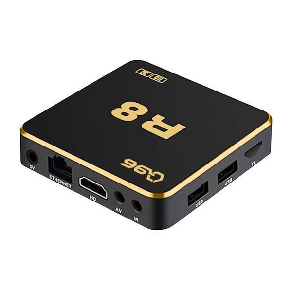 Смарт-приставка с Wi-Fi 6, Bluetooth, USB, HDMI, Android 11, 8/64 ГБ, Q96 R8, 4K Ultra HD и HDR10+ Black j-13 фото