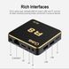 Смарт-приставка с Wi-Fi 6, Bluetooth, USB, HDMI, Android 11, 8/64 ГБ, Q96 R8, 4K Ultra HD и HDR10+ Black j-13 фото 5