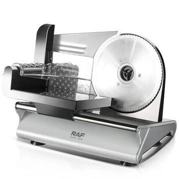 Електричний ніж-слайсер Domotec/RAF R-8800 200Вт для нарізки м'ясних, ковбасних та сирних виробів та овочів товщиною 0-15 мм R-8800 фото