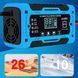 Импульсное зарядное устройство для аккумуляторов 12V 10A с дисплеем, автоматической зарядкой и защитой Blue AV-NY12B фото 9