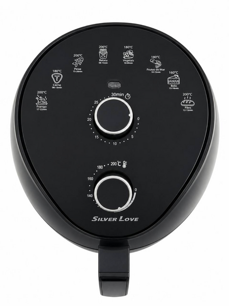 Аерогриль Silver Love MK-08 8 л &mdash; мультипіч, аерофритюрниця, фритюрниця без олії, електрогриль для дому JV-MK-08 фото