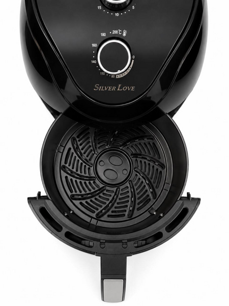 Аерогриль Silver Love MK-08 8 л &mdash; мультипіч, аерофритюрниця, фритюрниця без олії, електрогриль для дому JV-MK-08 фото