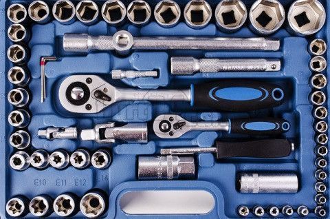 Автомобільний Набір Інструментів Piece Tool Set на 108 Ручних Інструментів у Пластиковому Кейсі OD-2054455873 фото