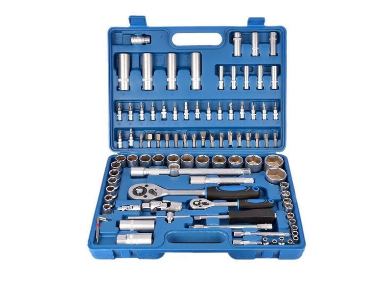 Автомобільний Набір Інструментів Piece Tool Set на 108 Ручних Інструментів у Пластиковому Кейсі OD-2054455873 фото