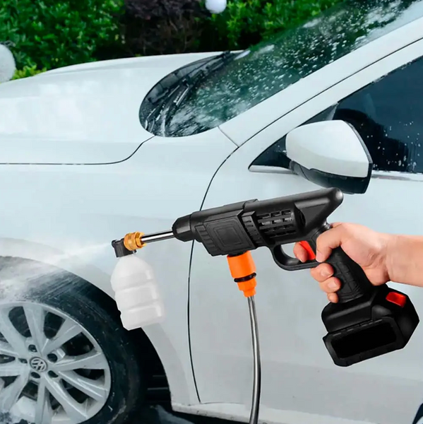 Акумуляторна мийка високого тиску MDHL 8106 &mdash; бездротова мінімийка для авто, 48V, 2 акумулятори, у кейсі JV-MDHL-8106 фото
