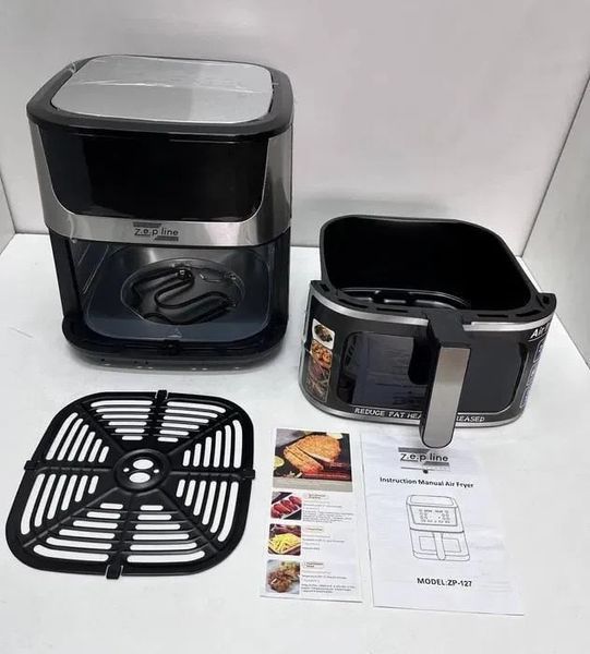 Аэрофритюрница Zepline ZP-127 4000Вт с чашей 12л, регулировкой температуры, 12 автоматических программ и сенсорным управлением ZP-127 фото