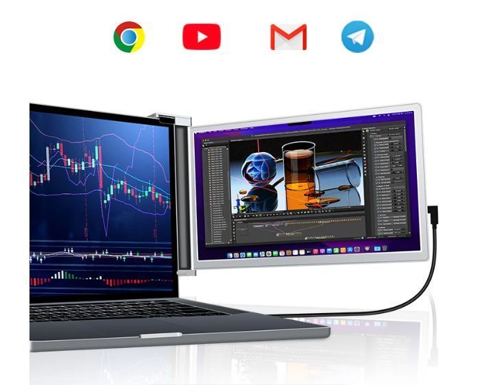 Портативный монитор 14-дюймовый с подключением через USB-C s47624 фото