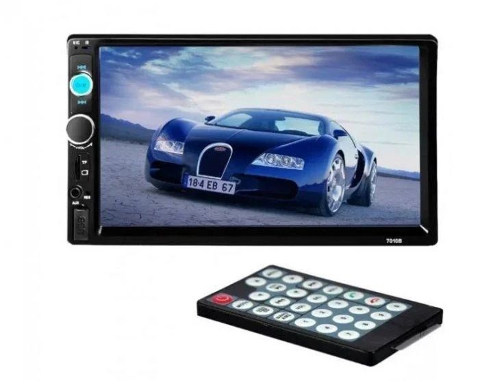 Автомагнітола 2DIN TF, USB, Fm з сенсорний екраном 7" 800*480 та пультом управління Pioneer 7010 little AV-2DIN-7010 фото