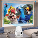 Проектор M300 MAX 2в1 с игровой консолью, Wi-Fi 2.4G, Full HD &mdash; смарт-проектор с 2 джойстиками и экраном 220х127 см JV-M300-MAX фото 2