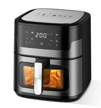 Аерофрітюрниця без олії Zepline безмасляна з&nbsp;таймером 8л&nbsp;3000Вт ZP-092 фото