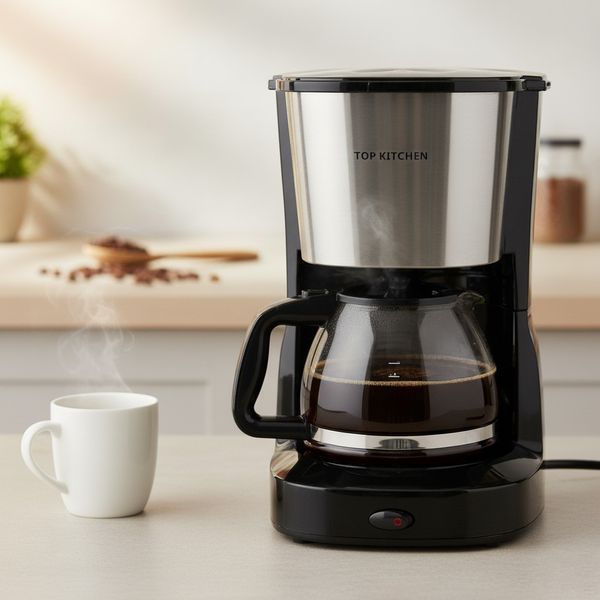 Крапельна кавоварка Top Kitchen Tk00222 1200Вт, 1,2л з підігрівом для приготування до 10 чашок кави Tk00222 фото
