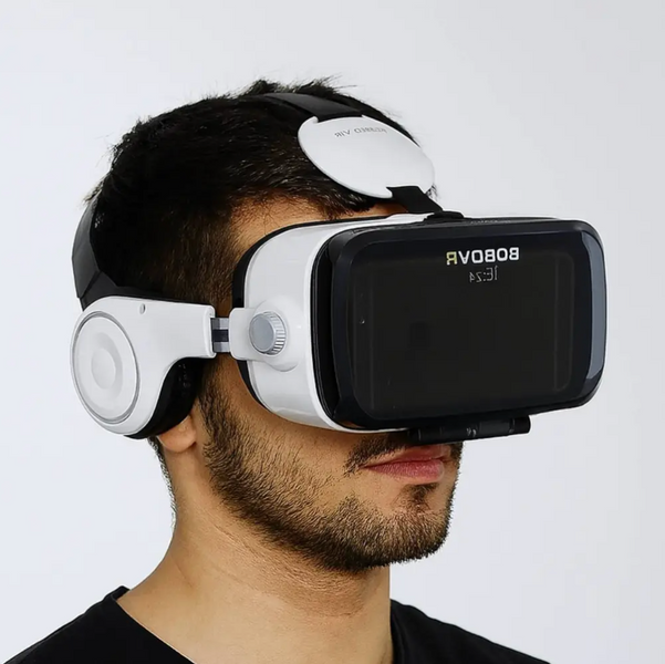 Окуляри віртуальної реальності VR JBV15 з навушниками та геймпадом &mdash; 3D VR-окуляри для смартфона з пультом керування JV-JBV15 фото