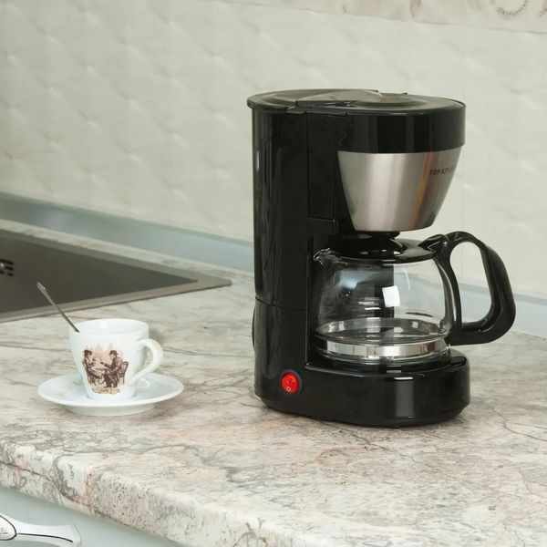 Крапельна кавоварка Top Kitchen TK00221 1200Вт, 1л з підігрівом та багаторазовим фільтром для меленої кави Tk00221 фото