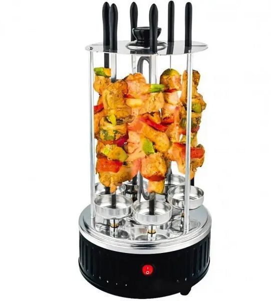 Электрошашличница Crownberg CB-7416&nbsp;на 6 шампуров из нержавеющей стали,&nbsp;1000W CB-7416 фото