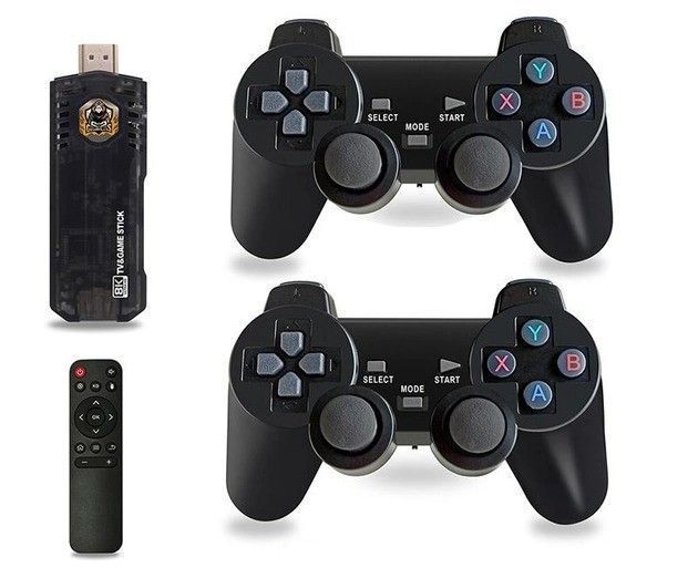 Ігрова ТВ-приставка Game Box X8 8K/5G з двома бездротовими геймпадами з вбудованими іграми 10000+ шт s46965 фото