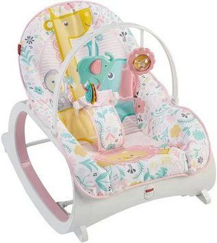 Детское кресло-качалка с музыкальной подвеской и регулируемой спинкой Fisher Price OD-Jam4769 фото