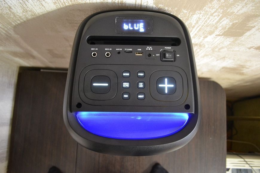Колонка аккумуляторная портативная c радиомикрофоном 40Вт 6,5" 60х27х30см USB/BT/FM/TWS ZXX-5505 фото