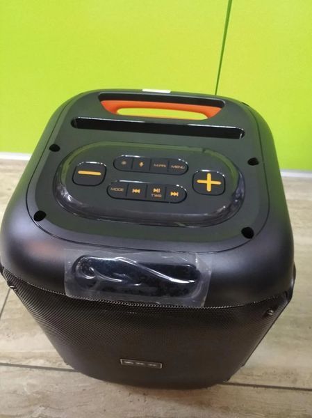Портативна акумуляторна колонка ZXX-5502 800 Вт з підсвіткою Bluetooth колонка з мікрофоном акустична колонка ZXX-5502 фото