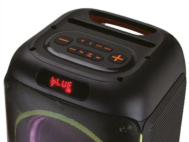 Портативна акумуляторна колонка ZXX-5502 800 Вт з підсвіткою Bluetooth колонка з мікрофоном акустична колонка ZXX-5502 фото