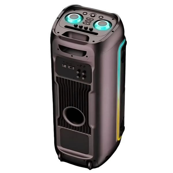 Портативна акустична колонка акумуляторна ZXX-5530 80 Вт з 8-дюймовими динаміками та 2 мікрофонами ZXX-5530 фото