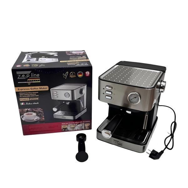 Рожковая кофеварка Zepline ZP-6861 эспрессо 2500Вт 15 Bar с ручным капучинатором ZP-6861 фото